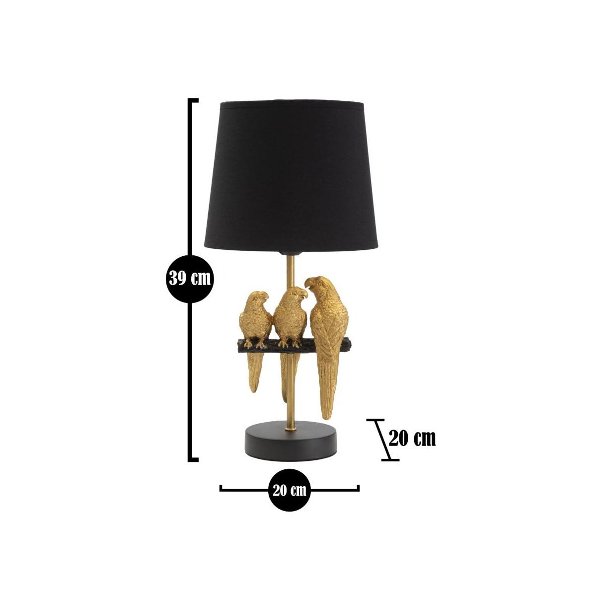 Lampada Tavolo Pappagallo cm.Ø20x39