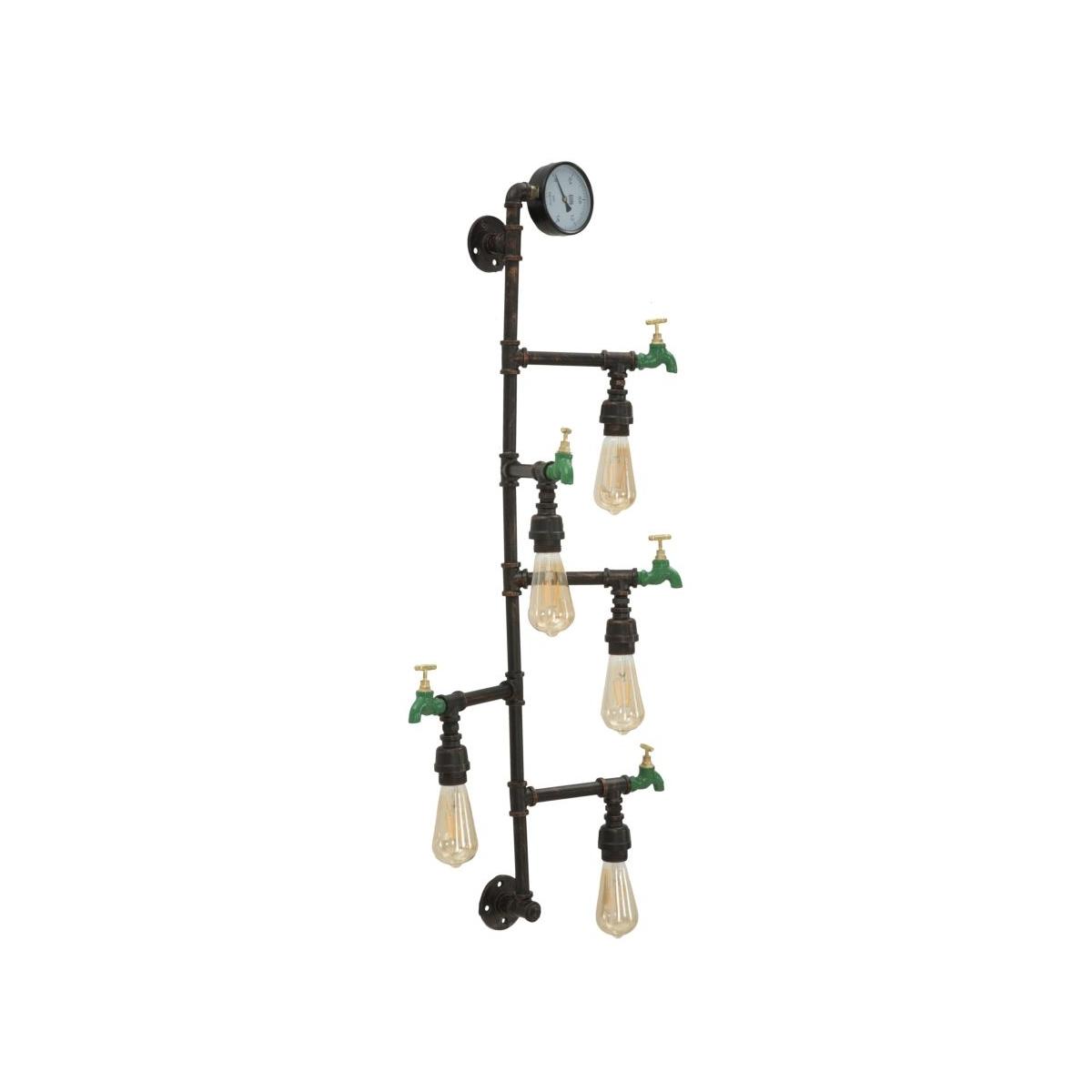 Lampada Muro Manhattan 5 Luci cm.50x30x105
