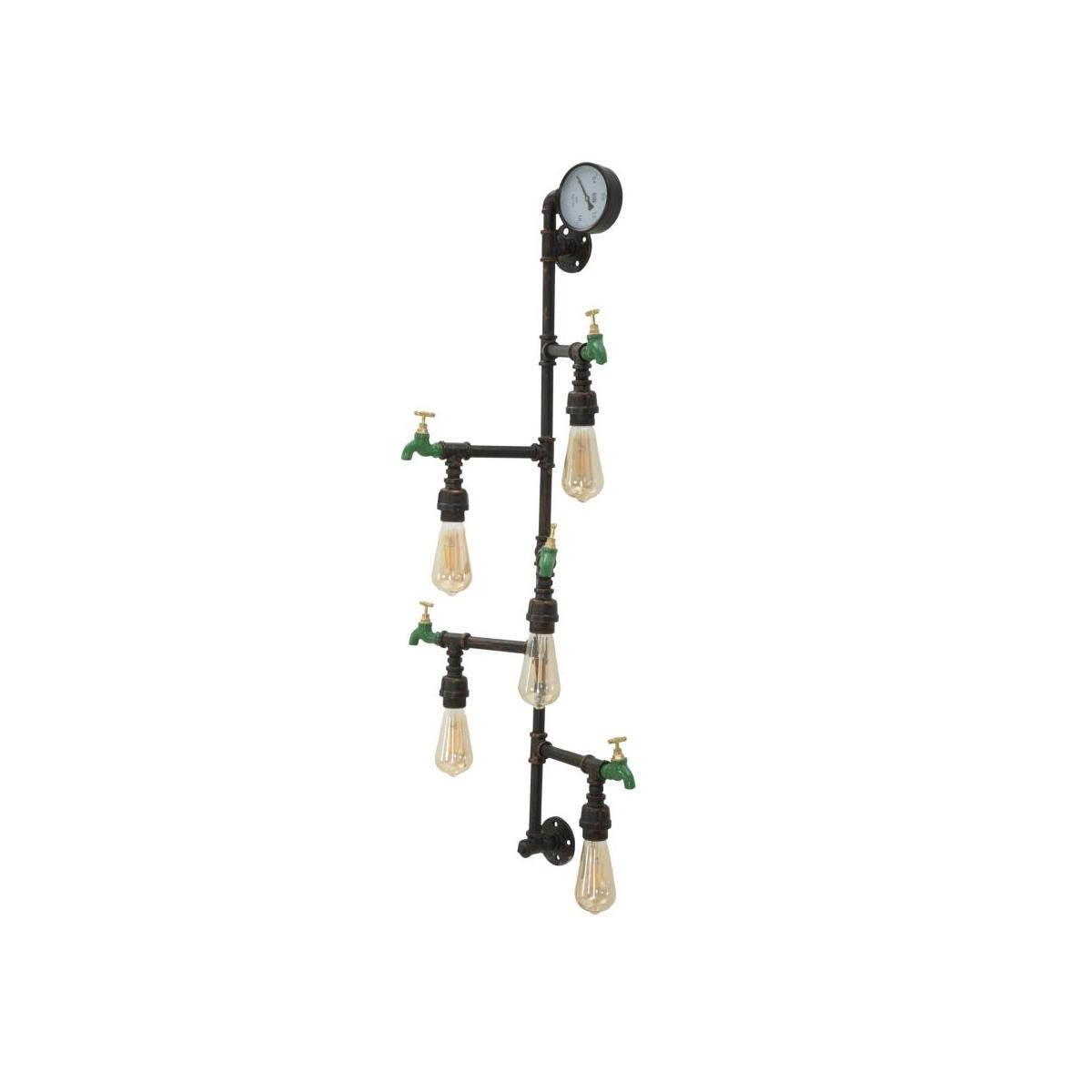 Lampada Muro Manhattan 5 Luci cm.50x30x105