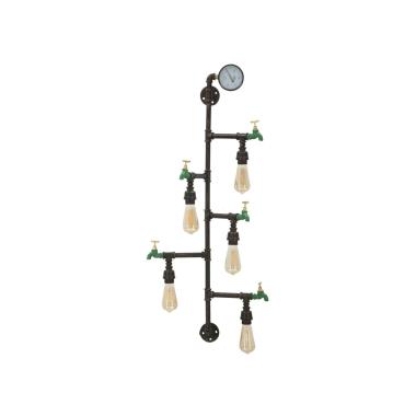 Lampada Muro Manhattan 5 Luci cm.50x30x105