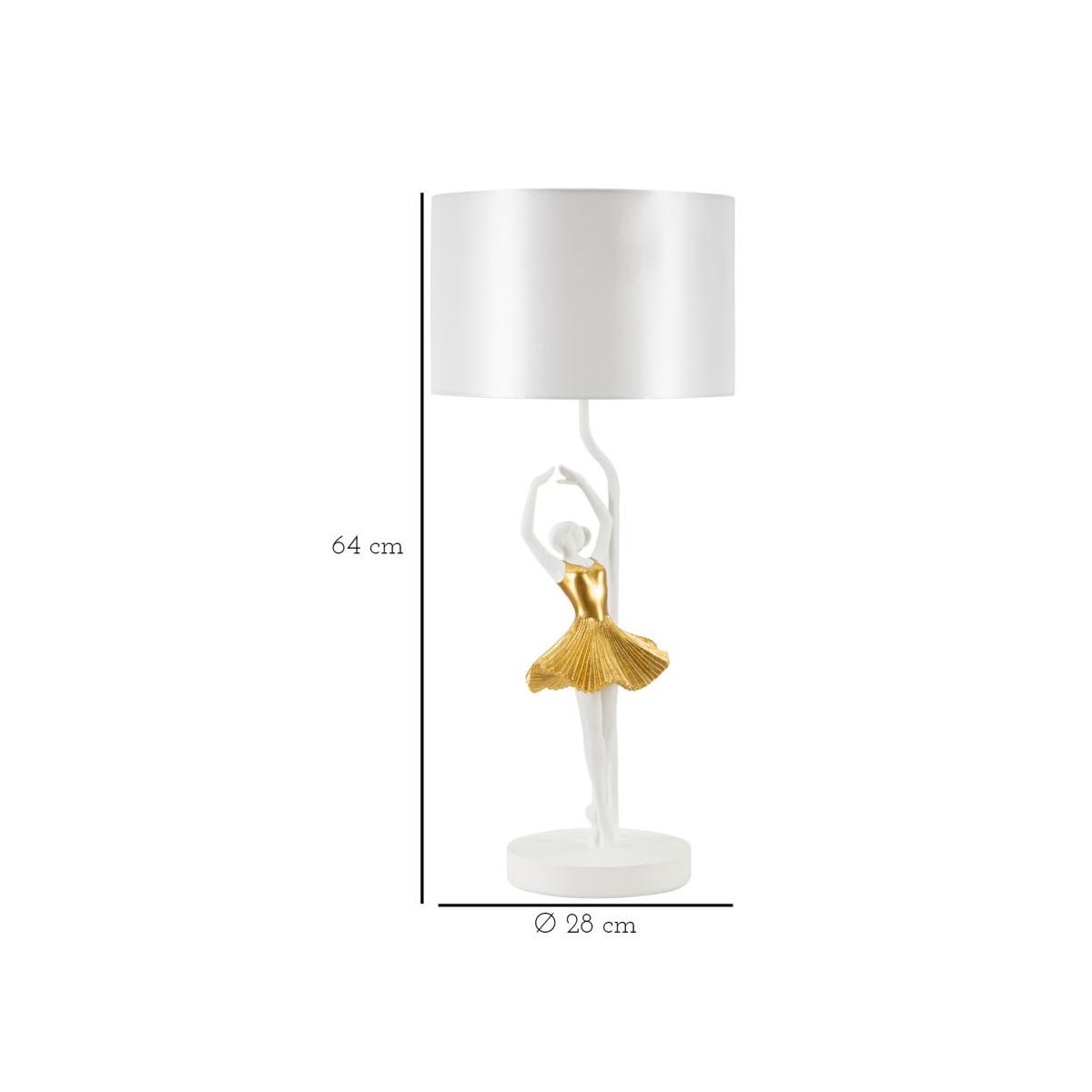 Lampada Da Tavolo Ballerina cm.Ø28x64