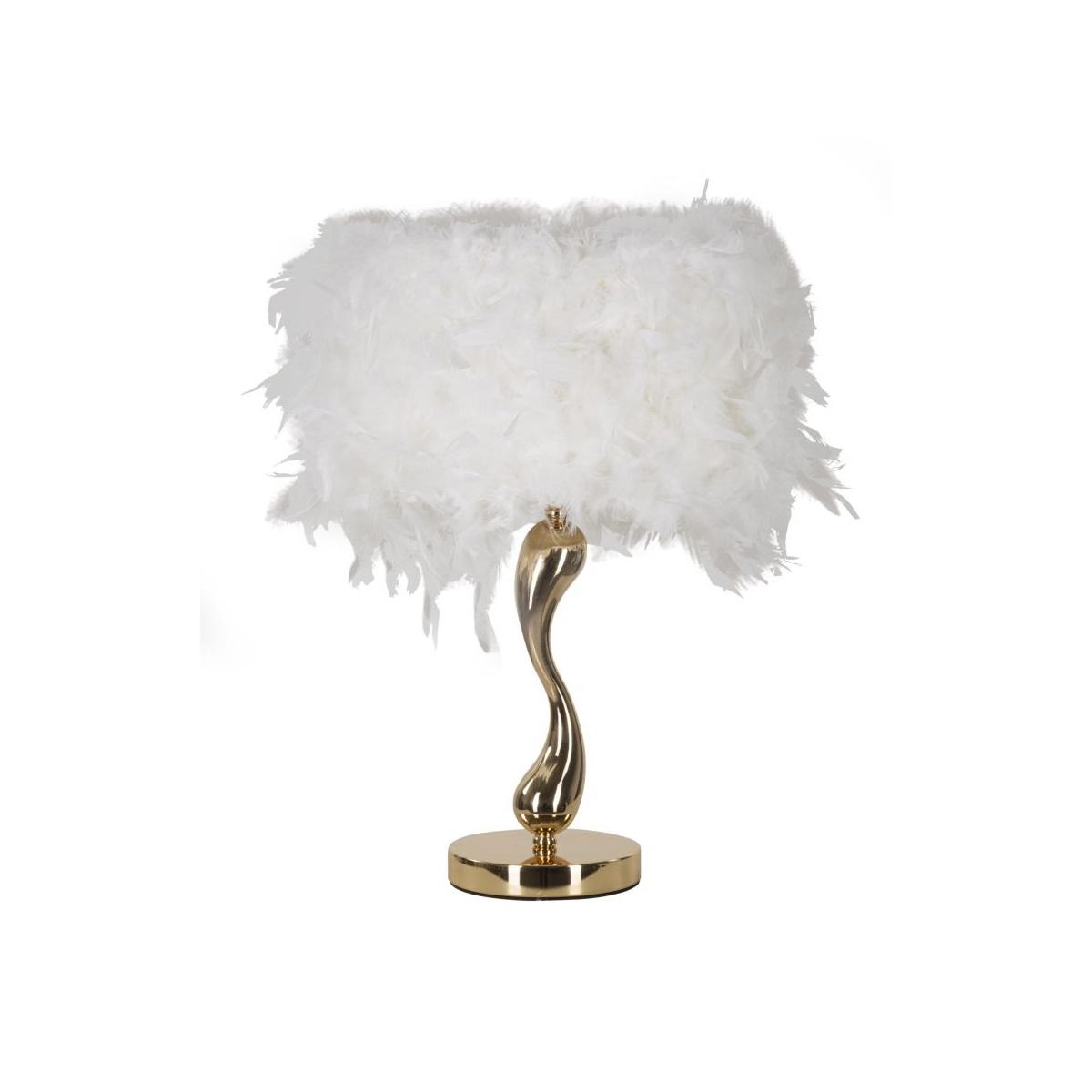 Lampada Tavolo Cart Bianca cm.Ø25x47