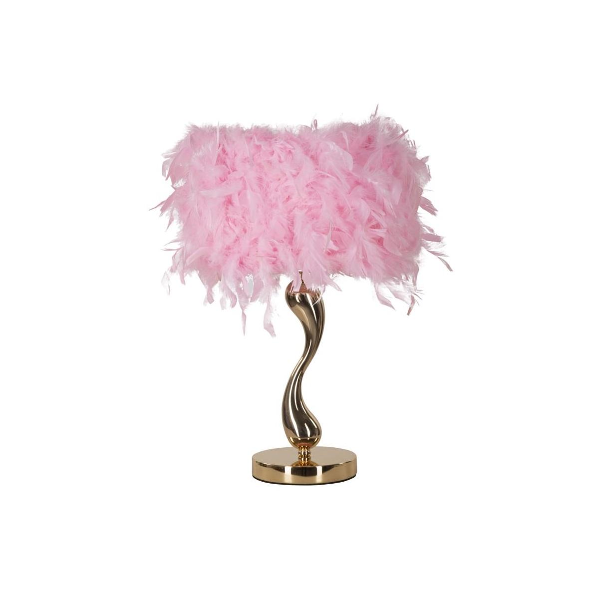 Lampada Tavolo Cart Rosa cm.Ø25x47