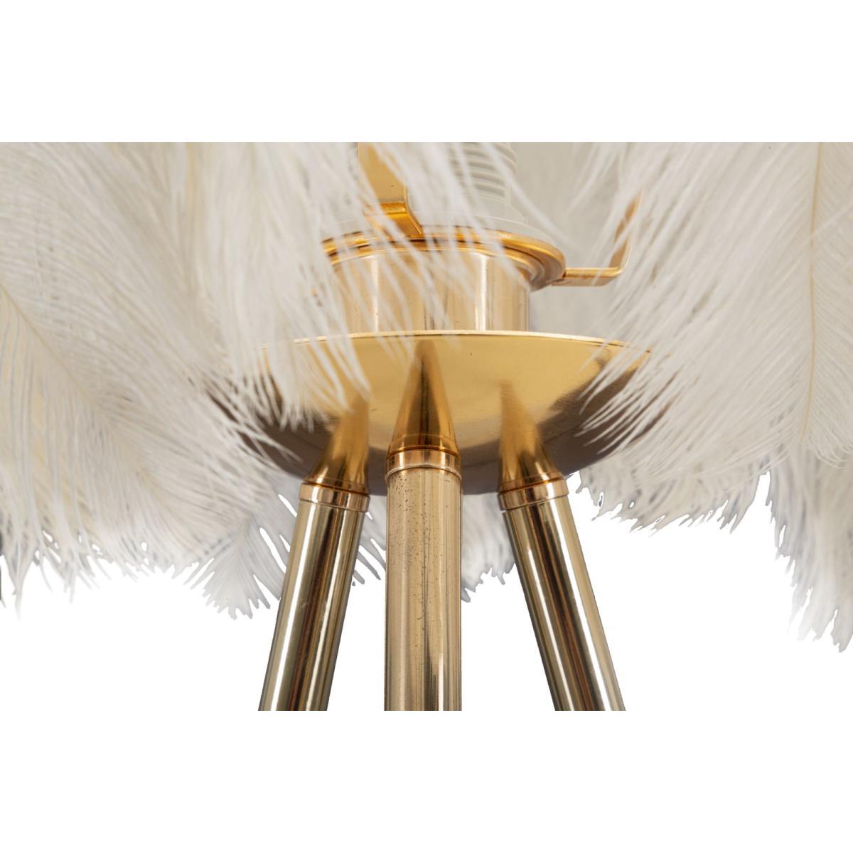 Lampada Tavolo Feather Stand cm.Ø40x60