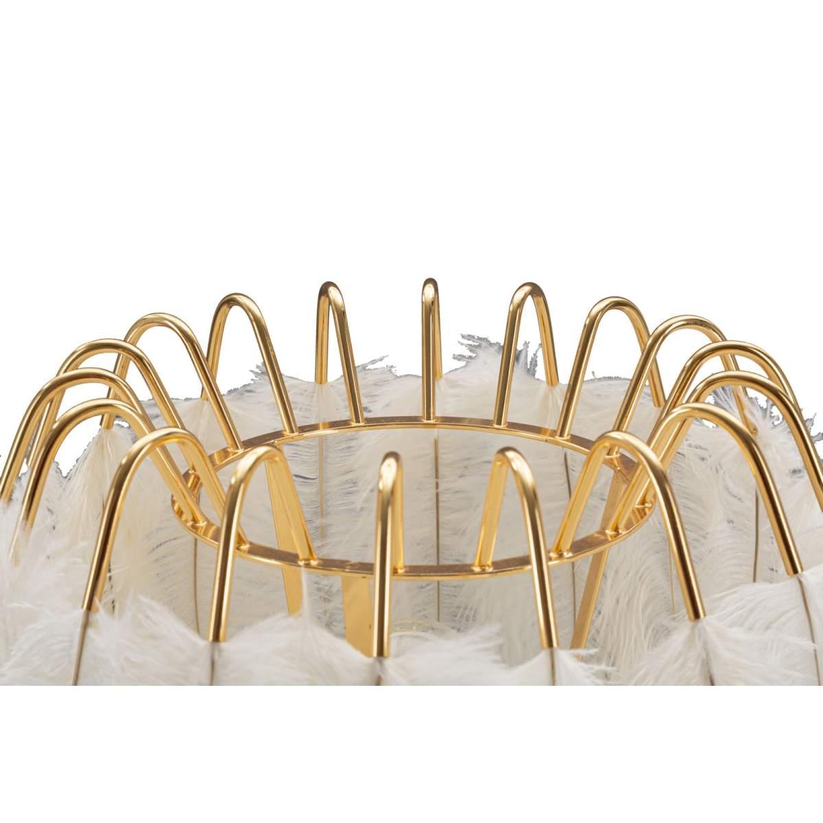 Lampada Tavolo Feather Stand cm.Ø40x60