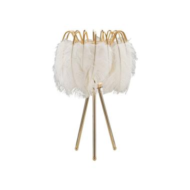 Lampada Tavolo Feather Stand cm.Ø40x60