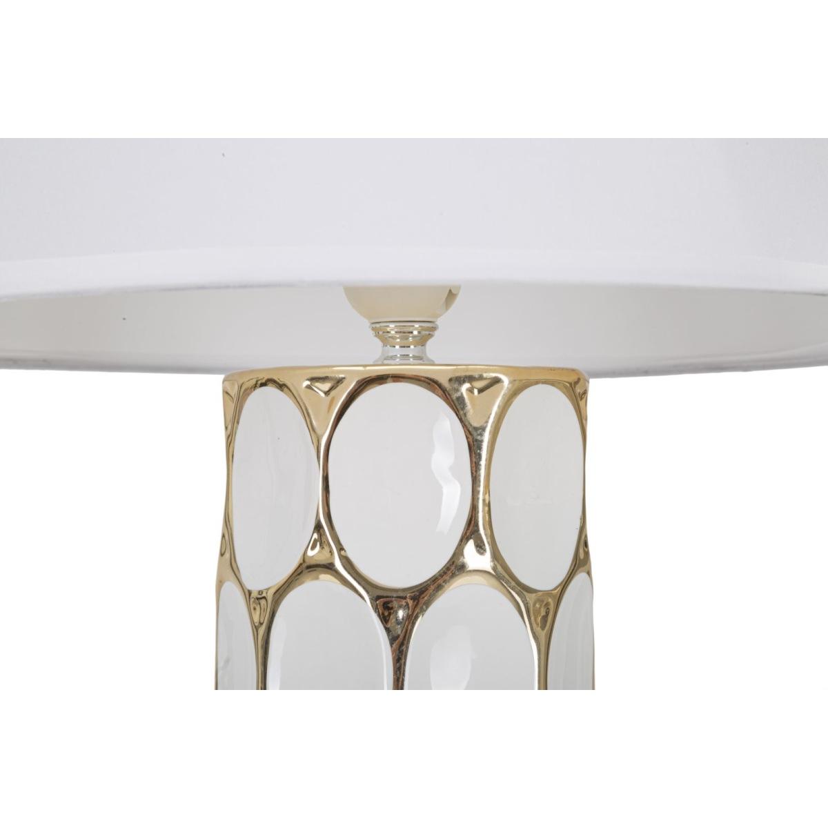 Lampada Da Tavolo Glam Carv cm.Ø34,5x56