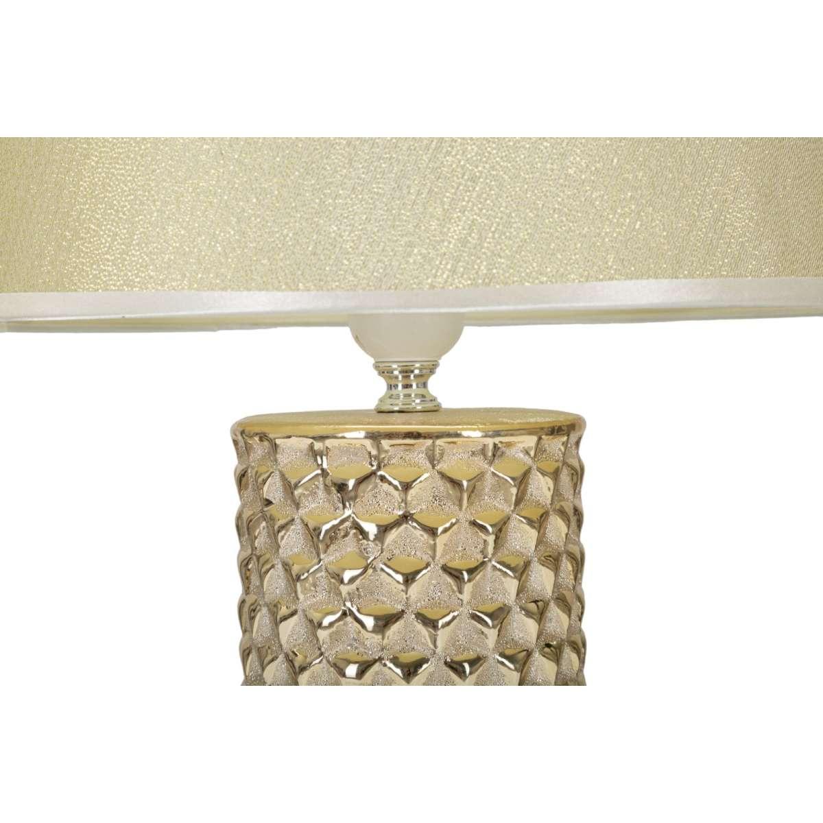 Lampada Tavolo Glam Gold cm.Ø30x47,5