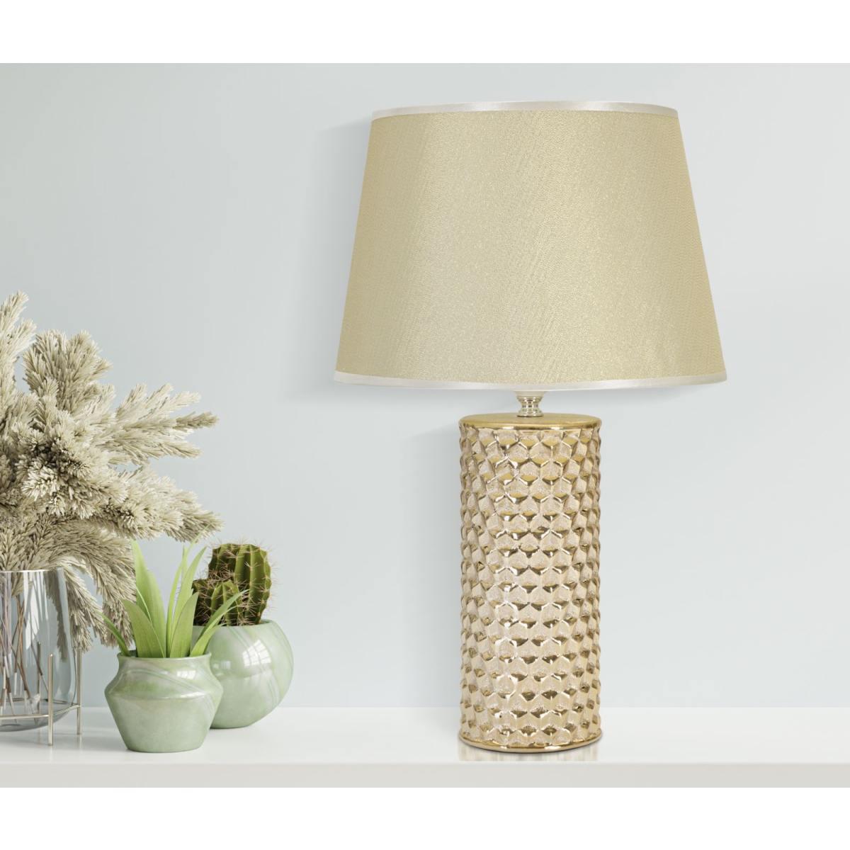 Lampada Tavolo Glam Gold cm.Ø30x47,5