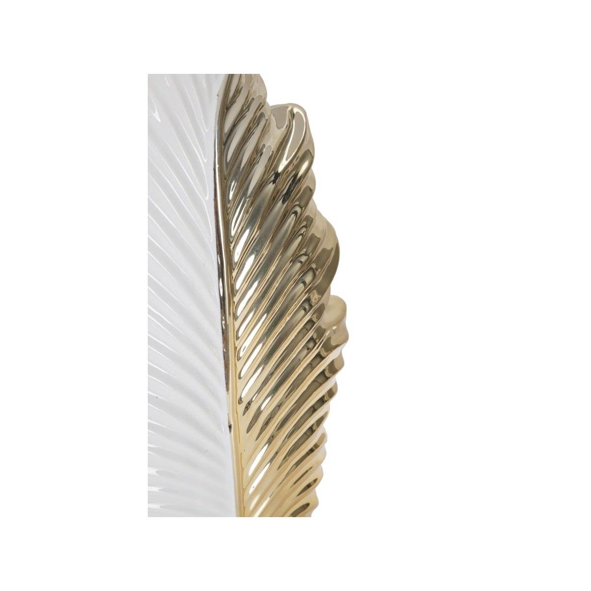 Lampada Da Tavolo Glam Leaf cm.30x47,5
