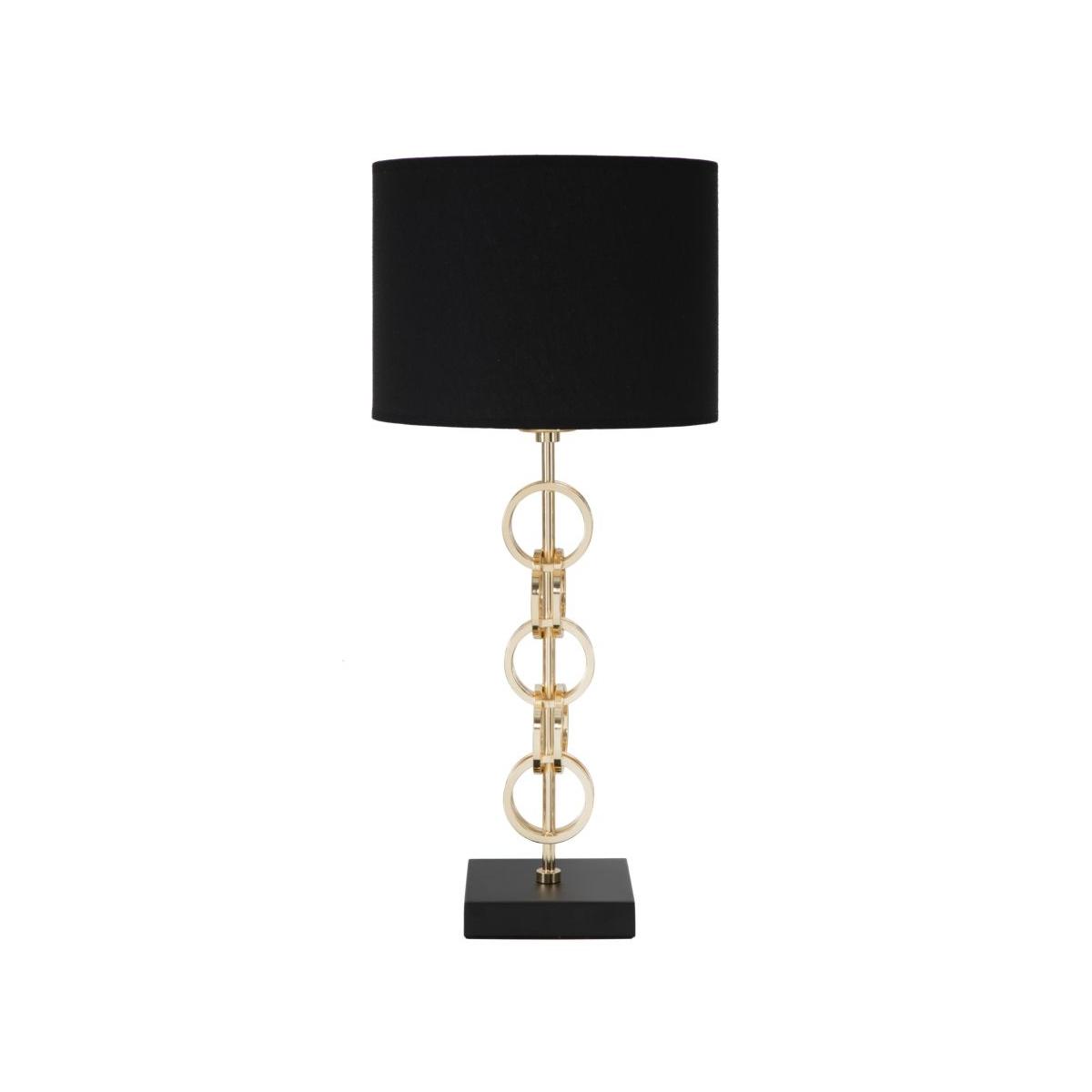 Lampada Tavolo Glam Rings cm.Ø25x54,5