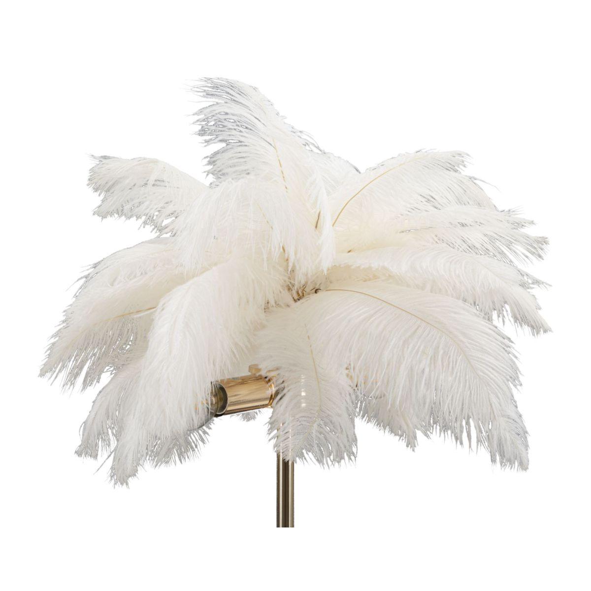 Lampada Da Tavolo Palm Bianca cm.Ø40x55