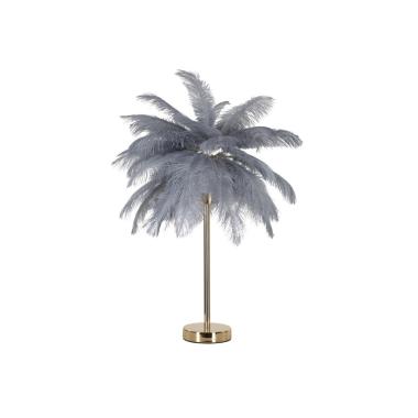 Lampada Tavolo Palm Grigia cm.Ø55x60