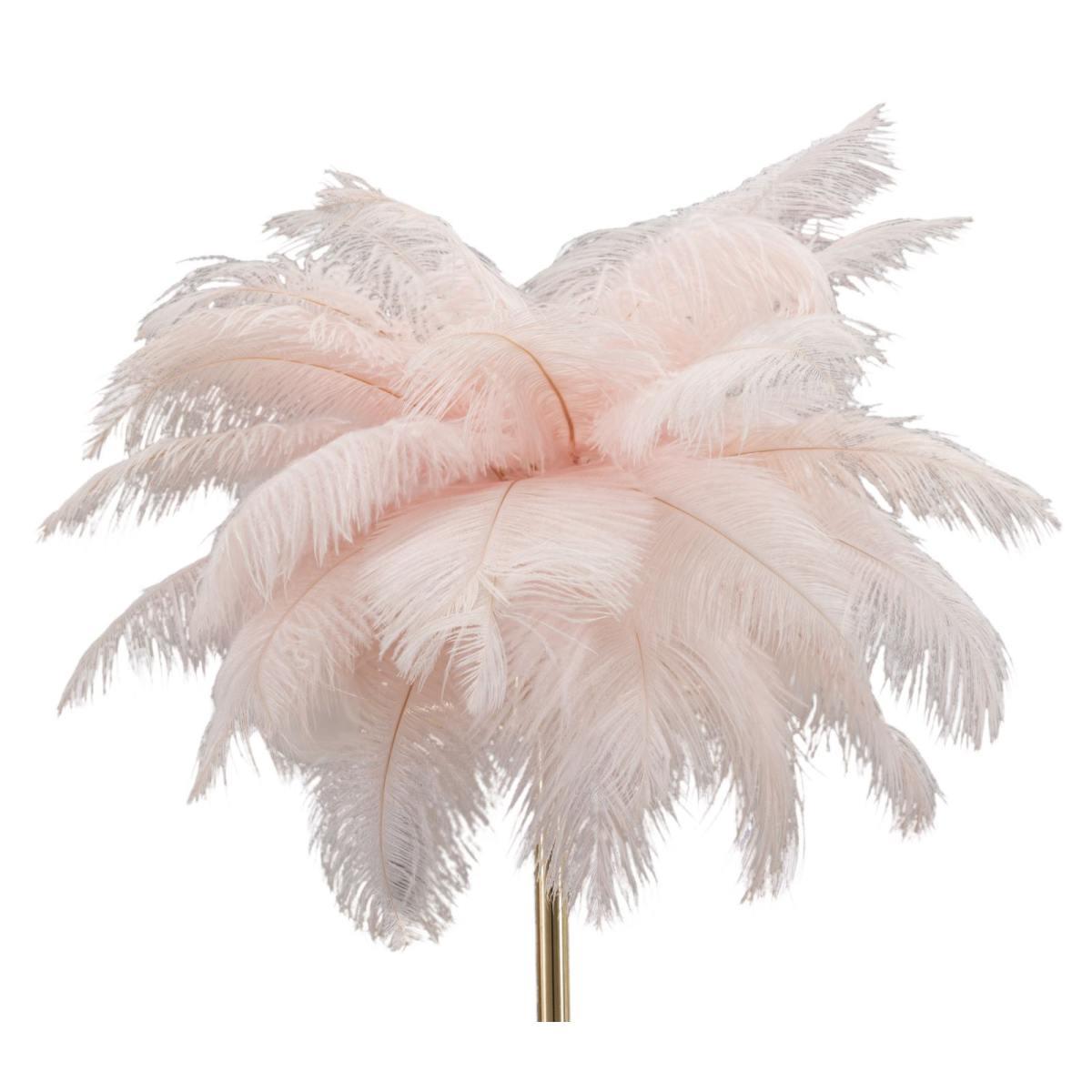 Lampada Tavolo Palm Rosa cm.Ø40x55