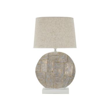 Lampada Tavolo Resina Eclips cm.Ø38x64