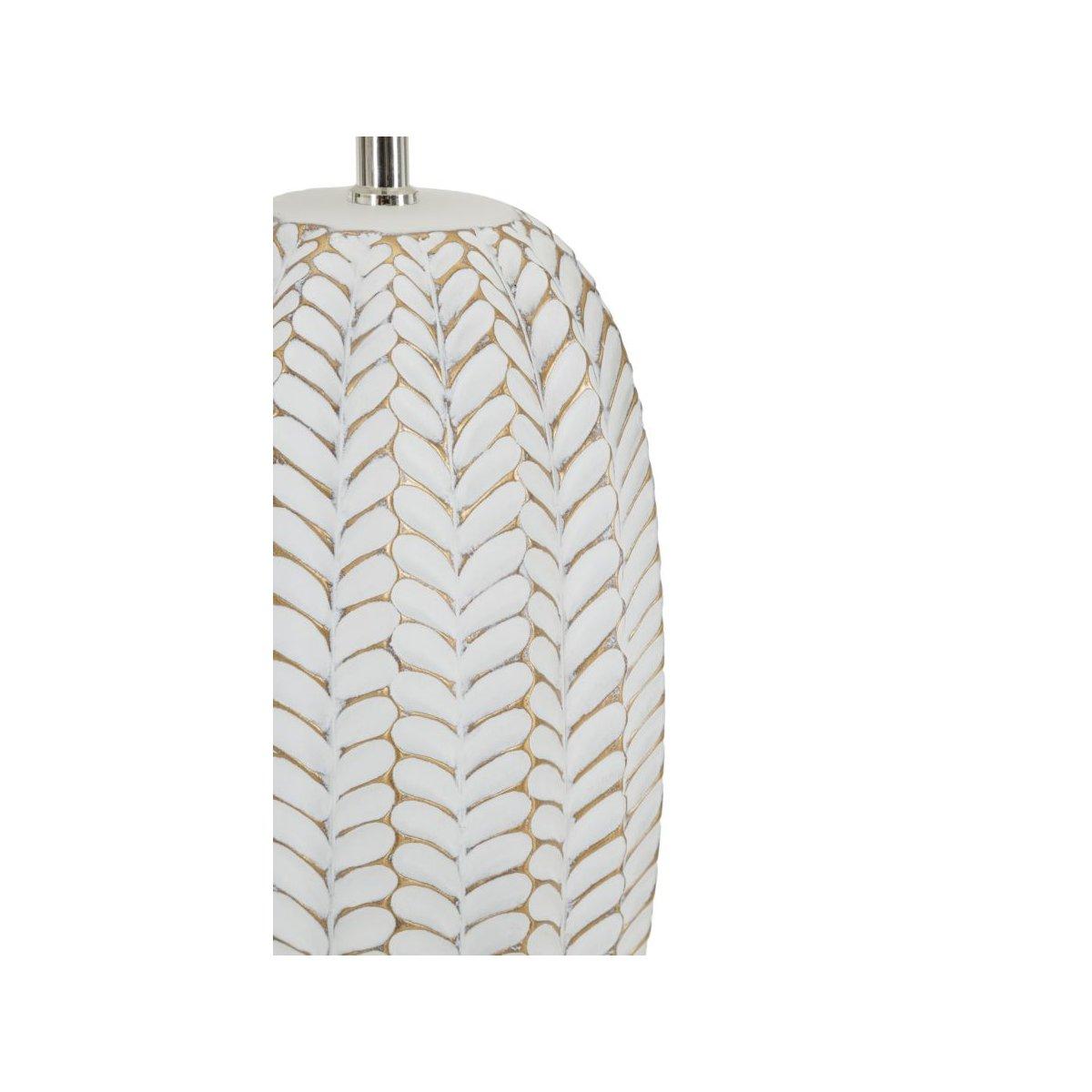 Lampada Tavolo Resina Leaf cm.Ø35x65