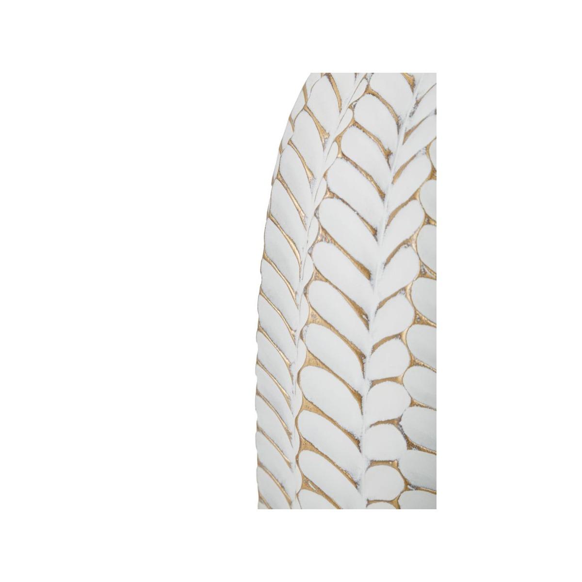 Lampada Tavolo Resina Leaf cm.Ø35x65