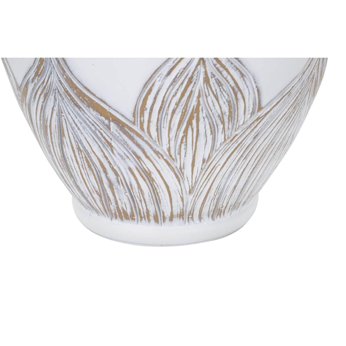Lampada Tavolo Resina Ovale Atene cm.Ø38x67