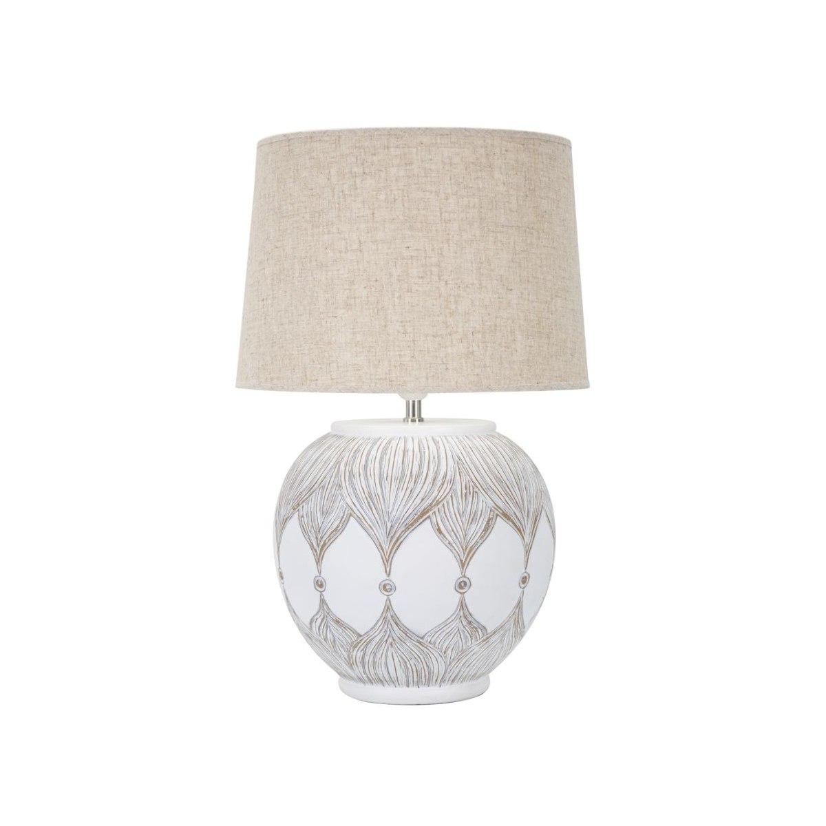 Lampada Tavolo Resina Rot. Atene cm.Ø38x59