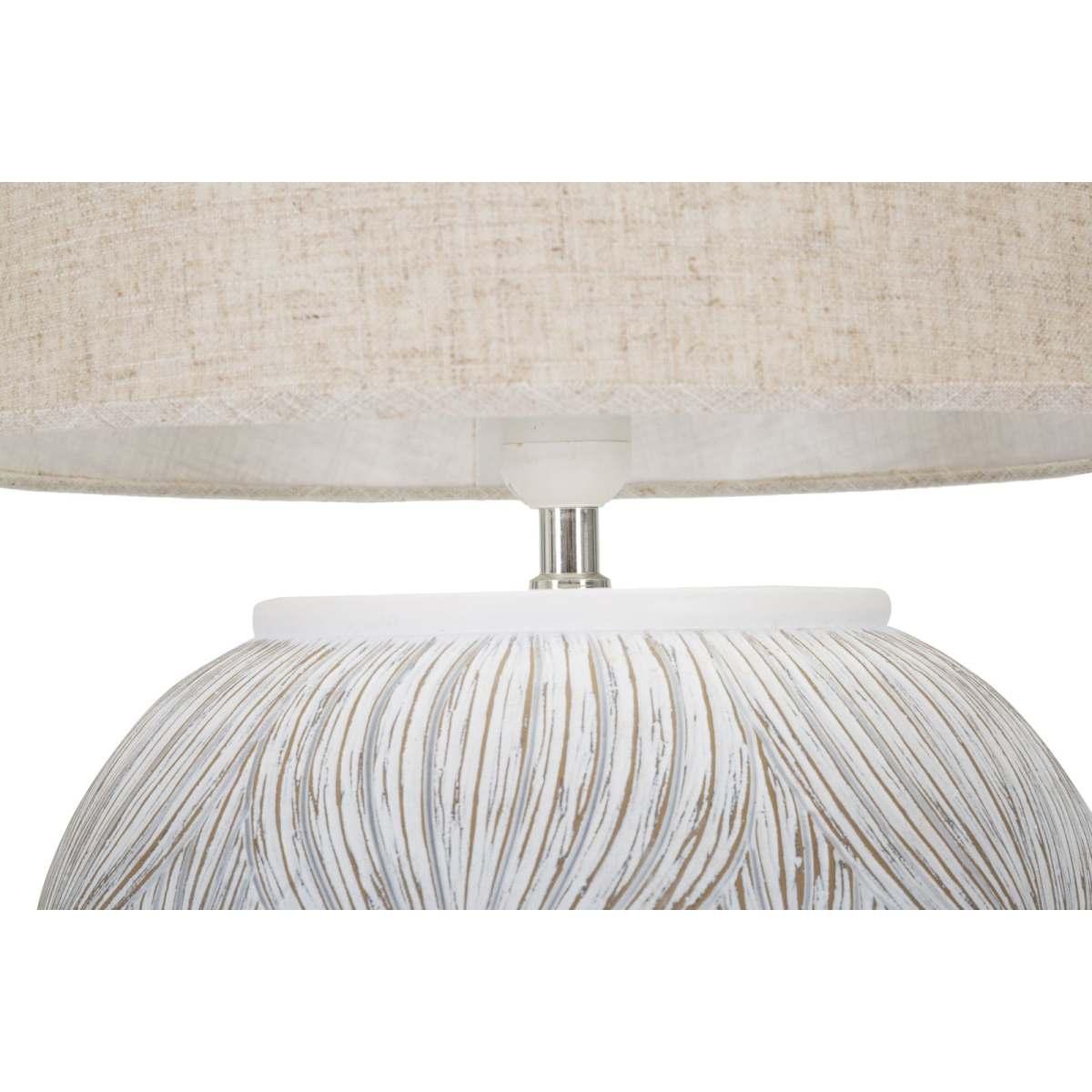 Lampada Tavolo Resina Rot. Atene cm.Ø38x59
