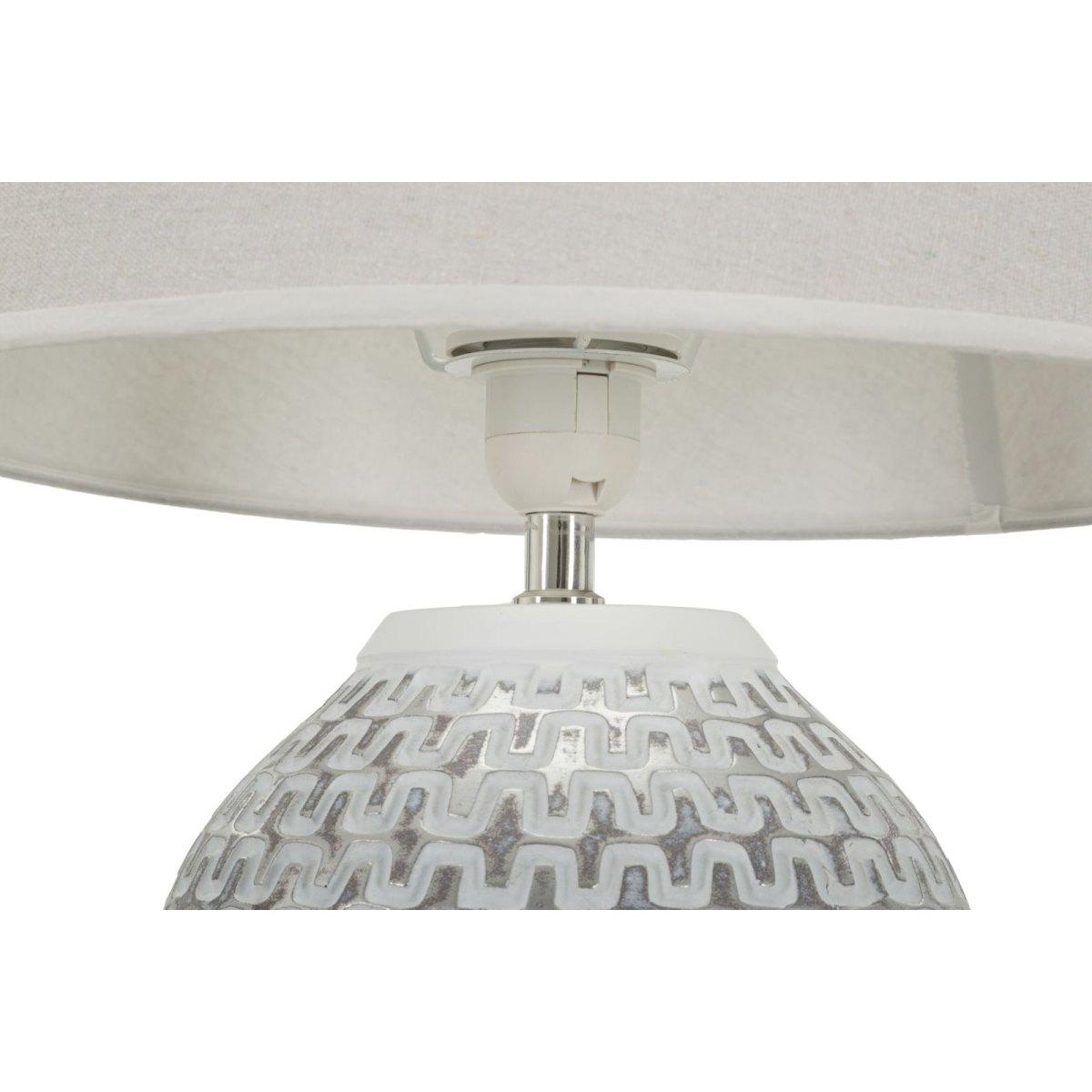 Lampada Tavolo Resina Wave cm.Ø35x65