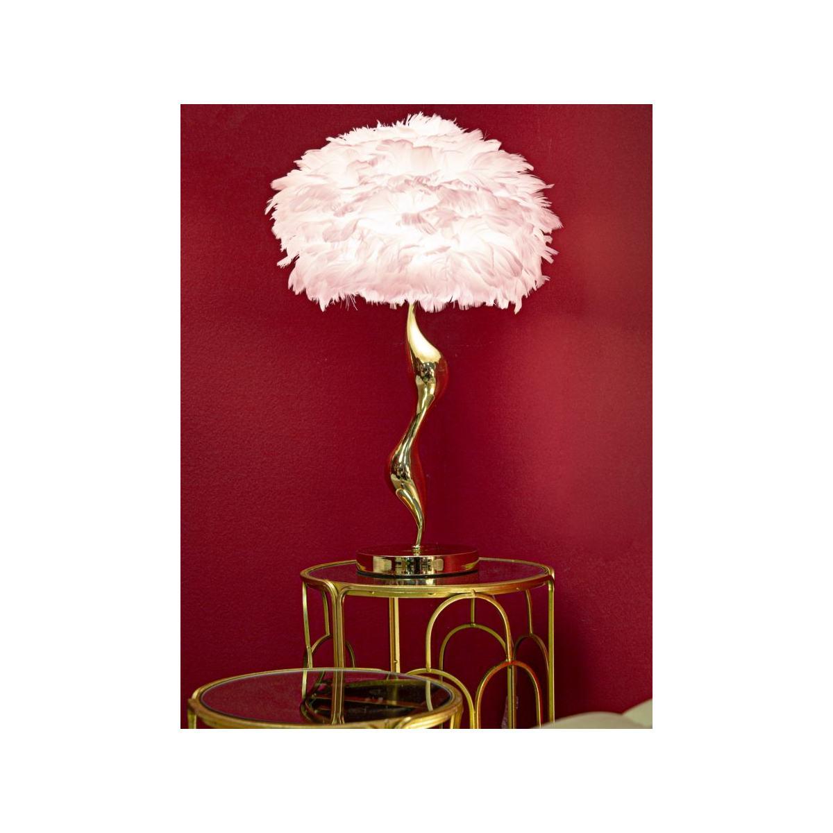 Lampada tavolo slim rosa