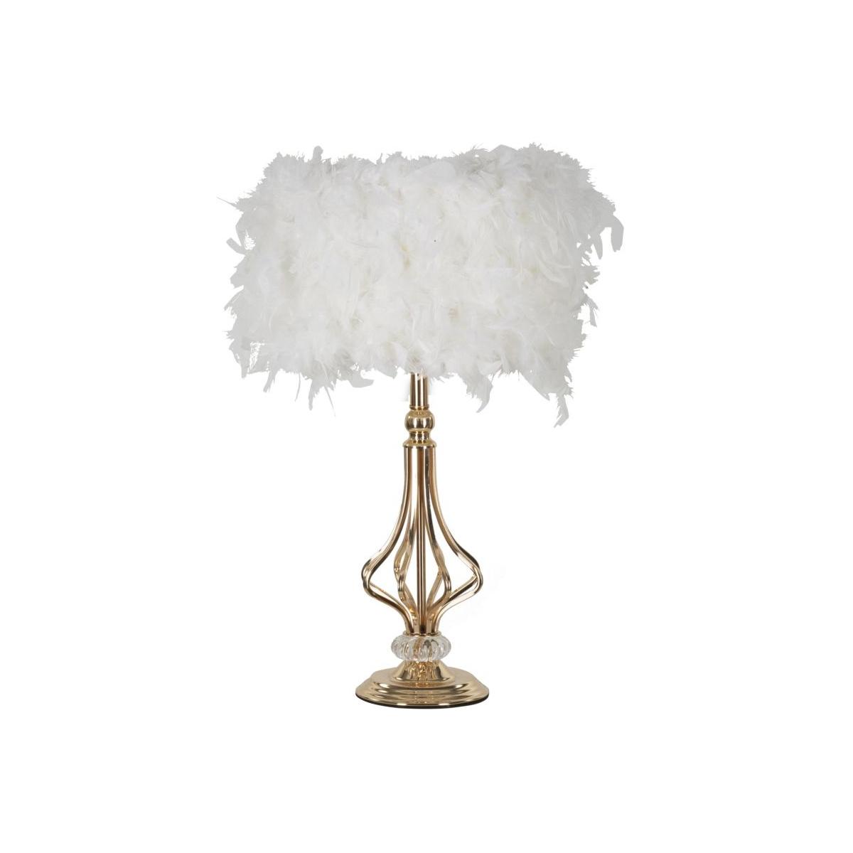 Lampada Tavolo Tarty Bianca cm.Ø25x54