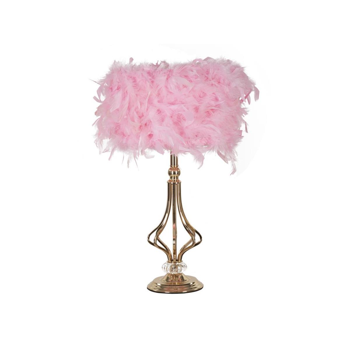 Lampada Tavolo Tarty Rosa cm.Ø25x54