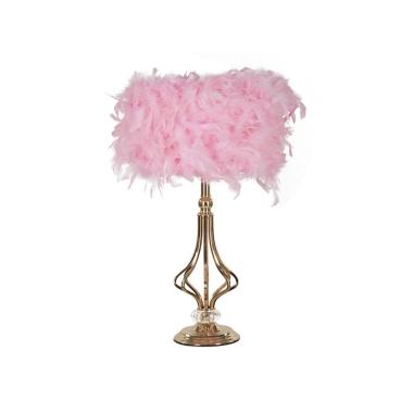 Lampada Tavolo Tarty Rosa cm.Ø25x54