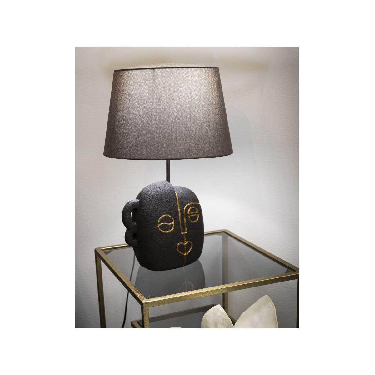 Lampada Tavolo Tribal Mod.A cm.Ø30,5x46