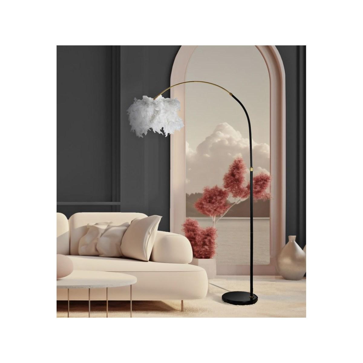 Lampada Terra Arc Plur Bianco cm.100x150 180