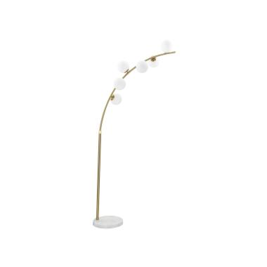 Lampada Da Terra Glamy Arc 6 Luci cm.130x45x220