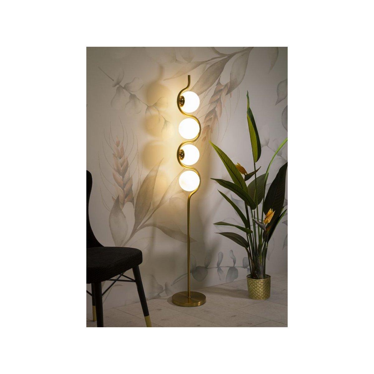 Lampada da terra glamy 4 luci modello s