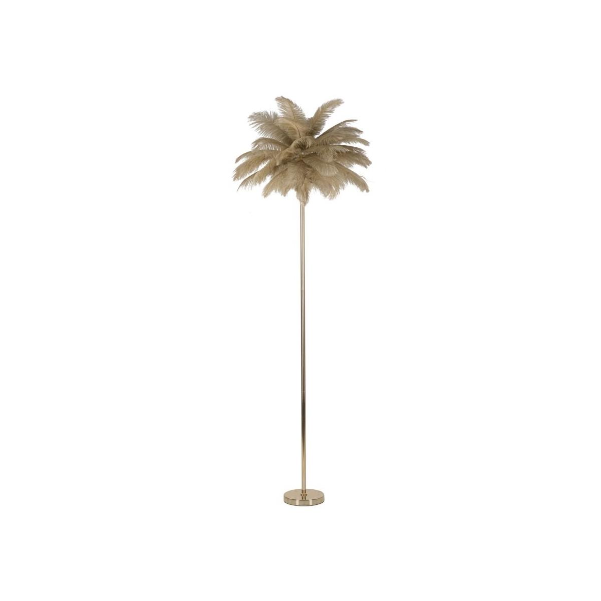 Lampada Da Terra Palm Cammello cm.Ø55x160