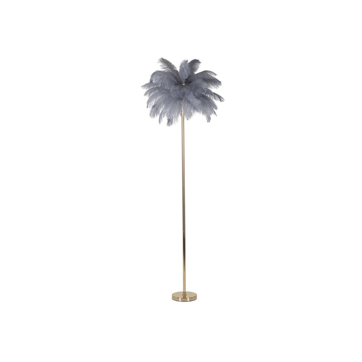 Lampada Terra Palm Grigia cm.Ø55x160