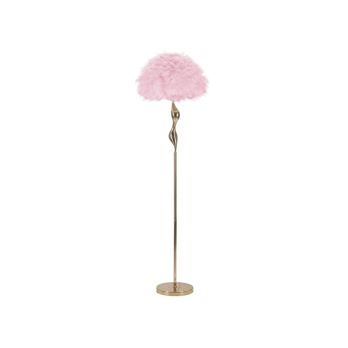 Lampada Da Terra Slim Rosa cm.Ø50x165