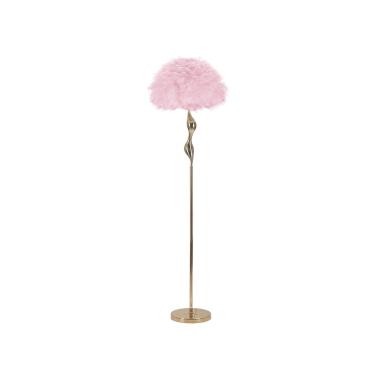 Lampada Da Terra Slim Rosa cm.Ø50x165