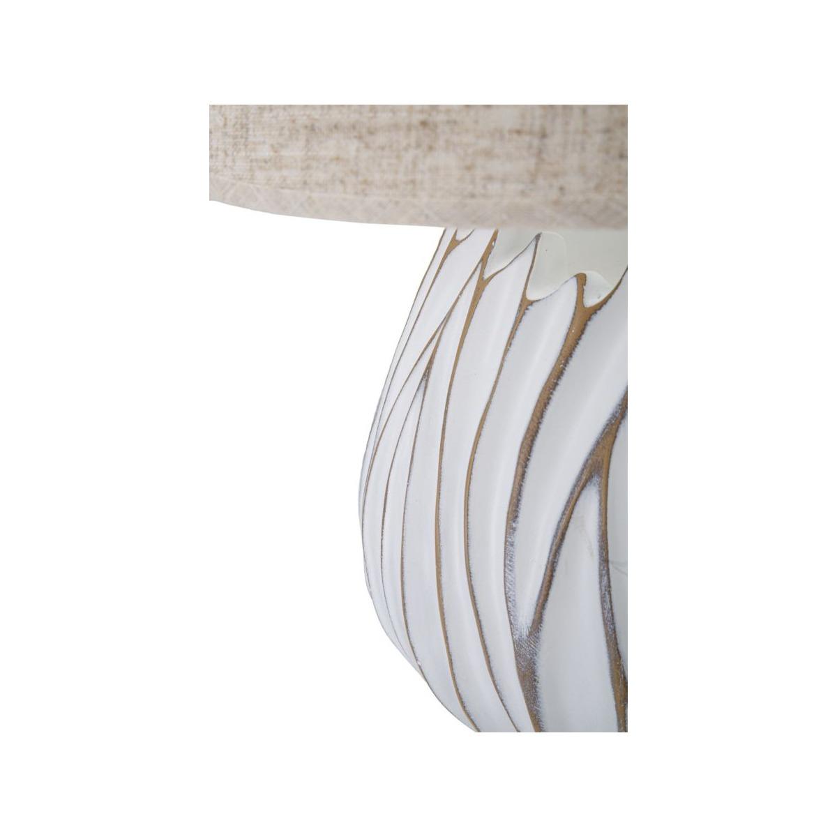 Lampada Tavolo Resina Honduras cm.Ø35x48