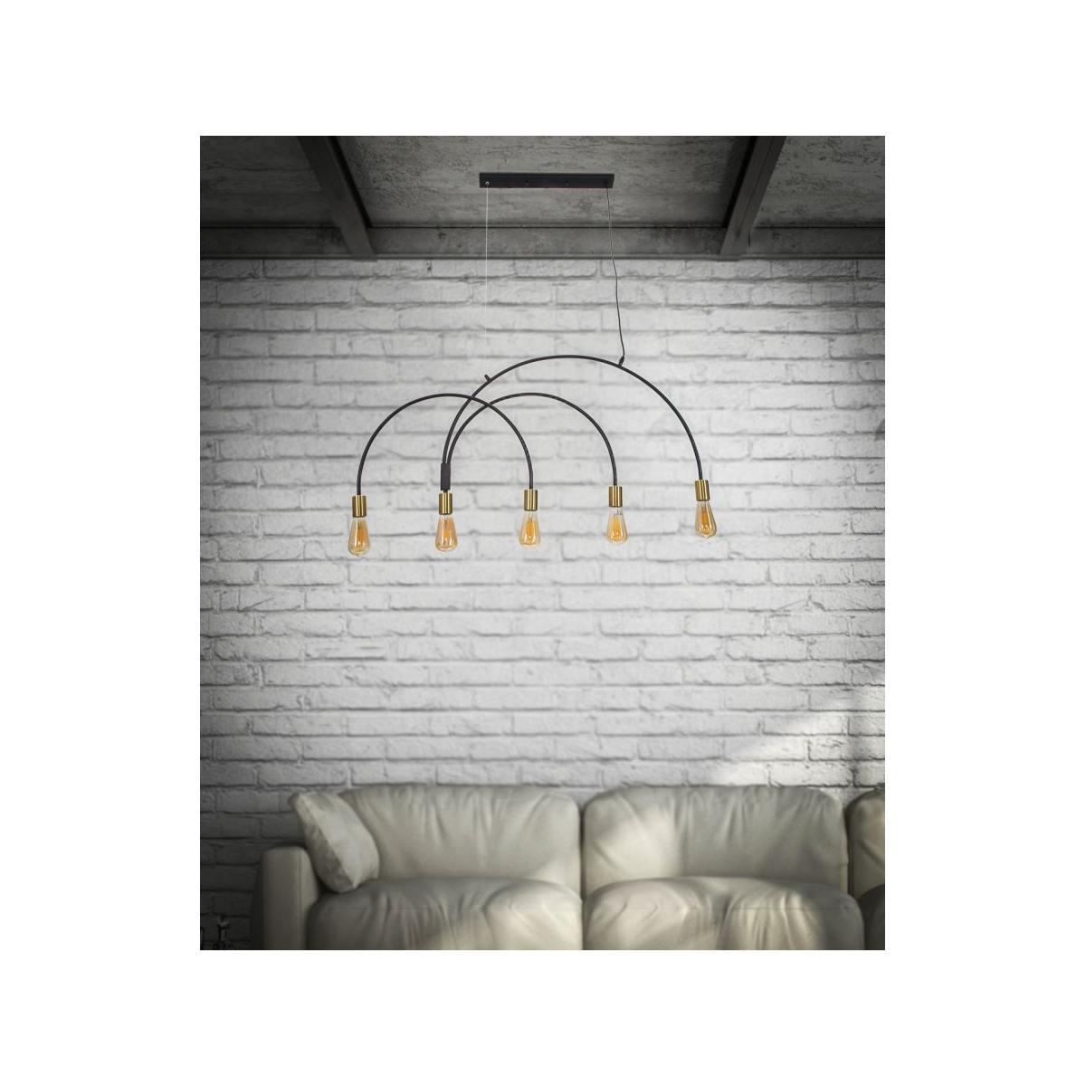 Lampadario Darky M cm.104x5x50