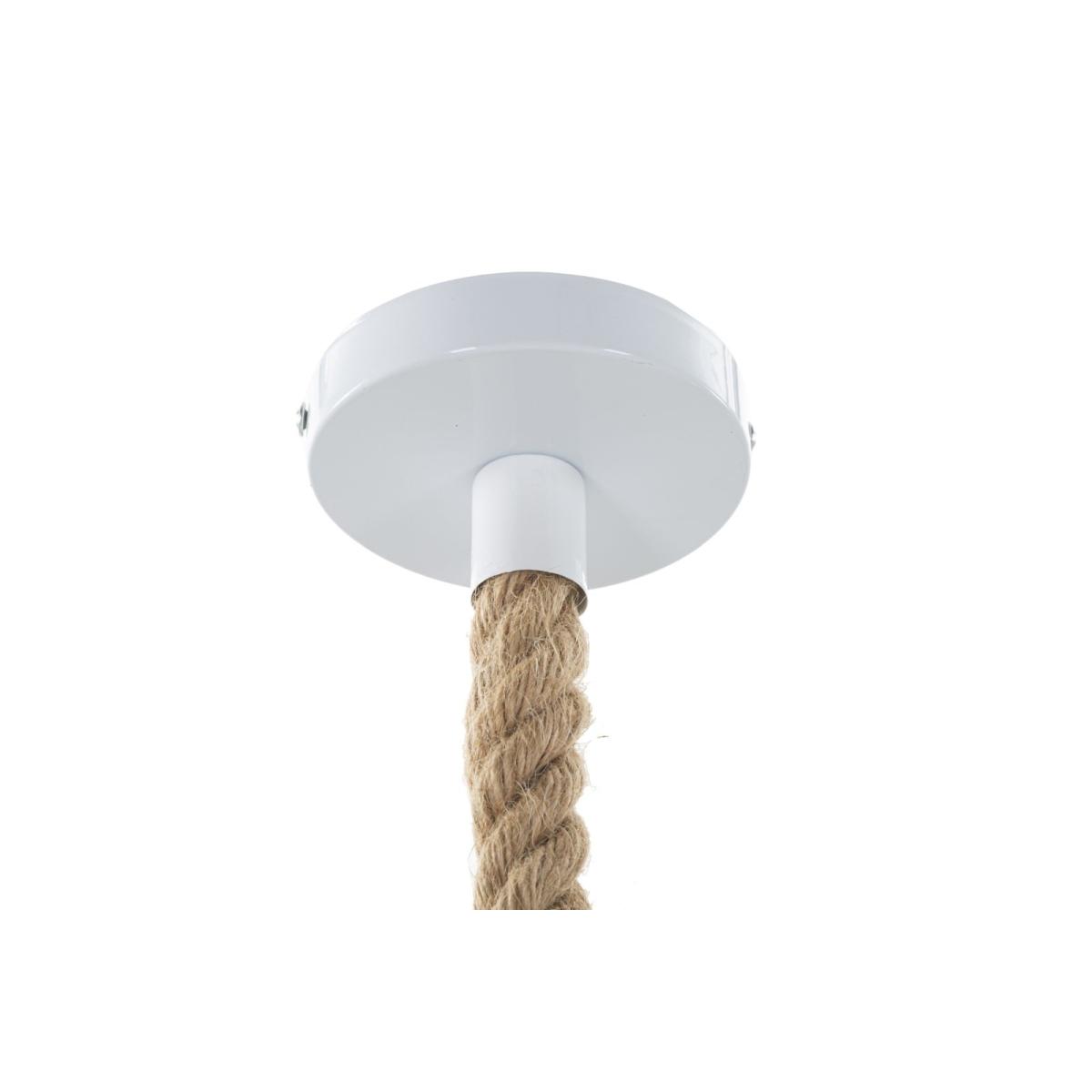 Lampadario Monkey Bianco cm.27x32x145