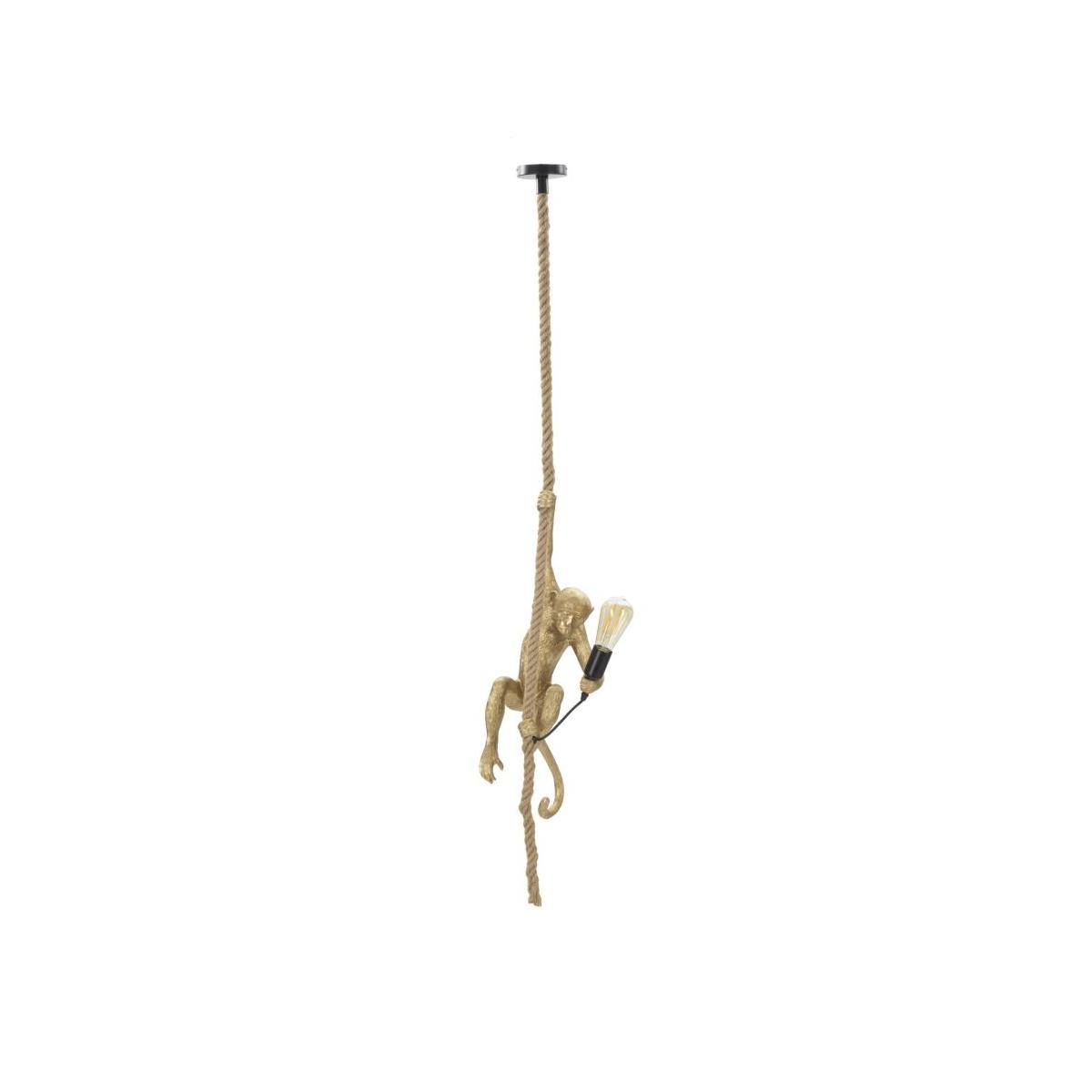 Lampadario monkey oro 27 x 32 x 145 cm