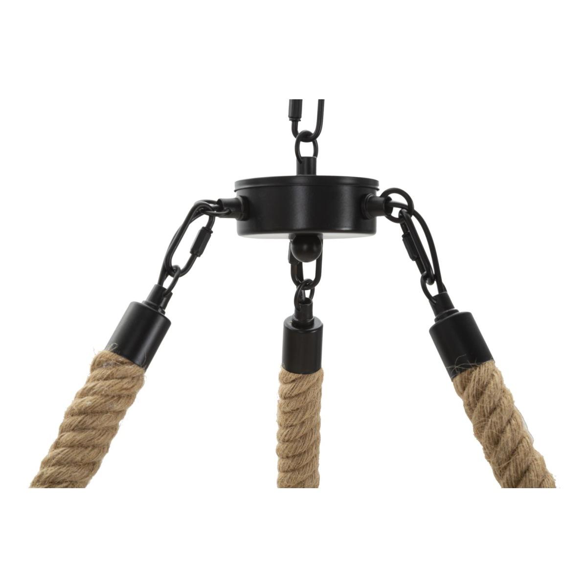 Lampadario Rope Circle cm.Ø64x90