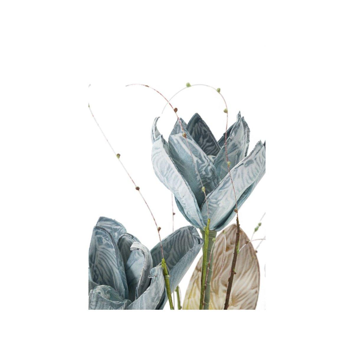 Fiore magnolia x3 blu