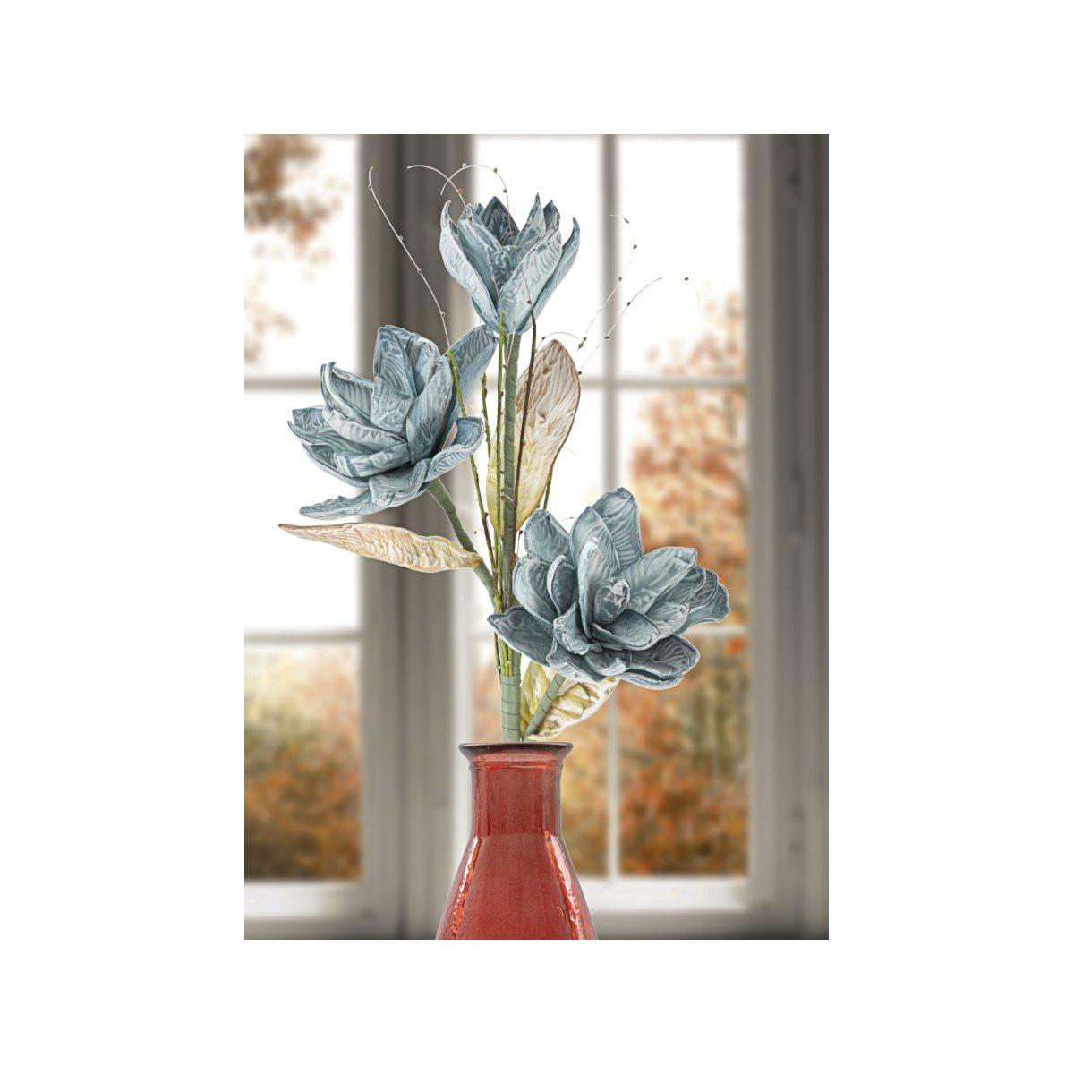 Fiore magnolia x3 blu