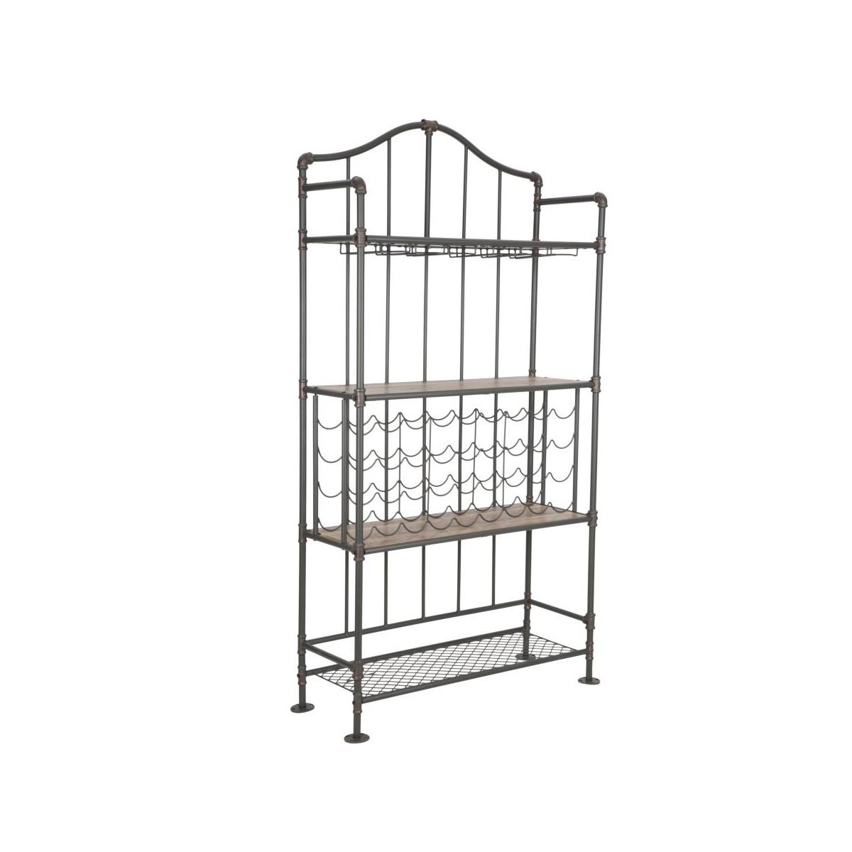 Mobile Porta Vivande Manhattan cm.99,3x42x185Misura Piani cm.89x32