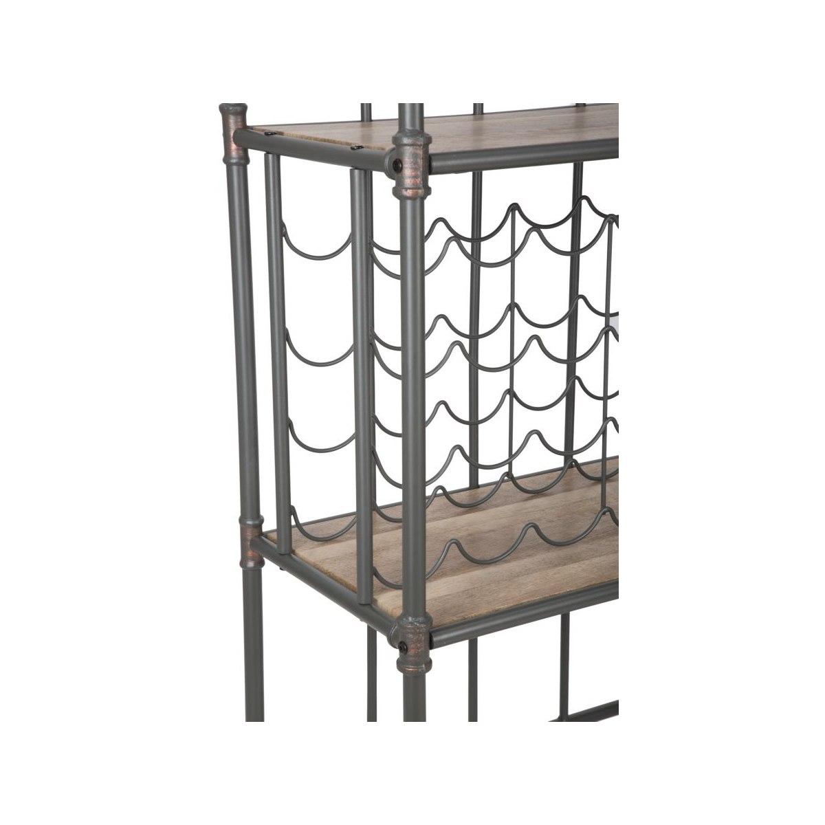 Mobile Porta Vivande Manhattan cm.99,3x42x185Misura Piani cm.89x32