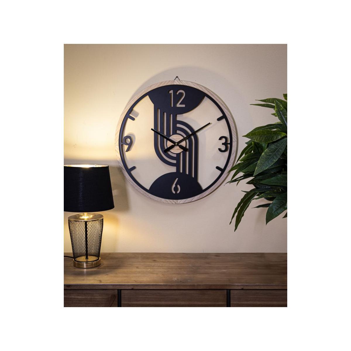 Orologio Muro Clips cm.Ø60x2,5