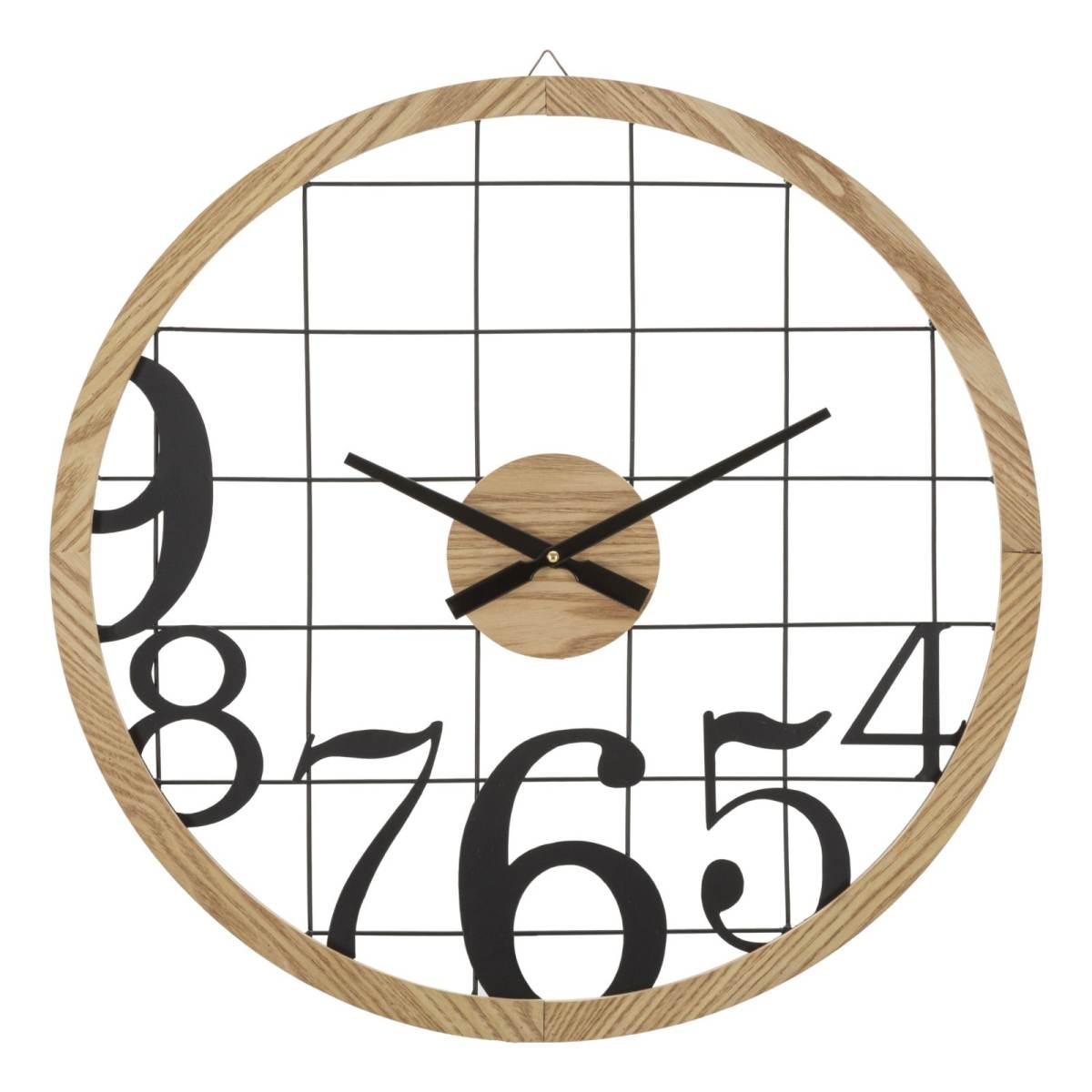 Orologio Muro Numbers cm.Ø60x2,5