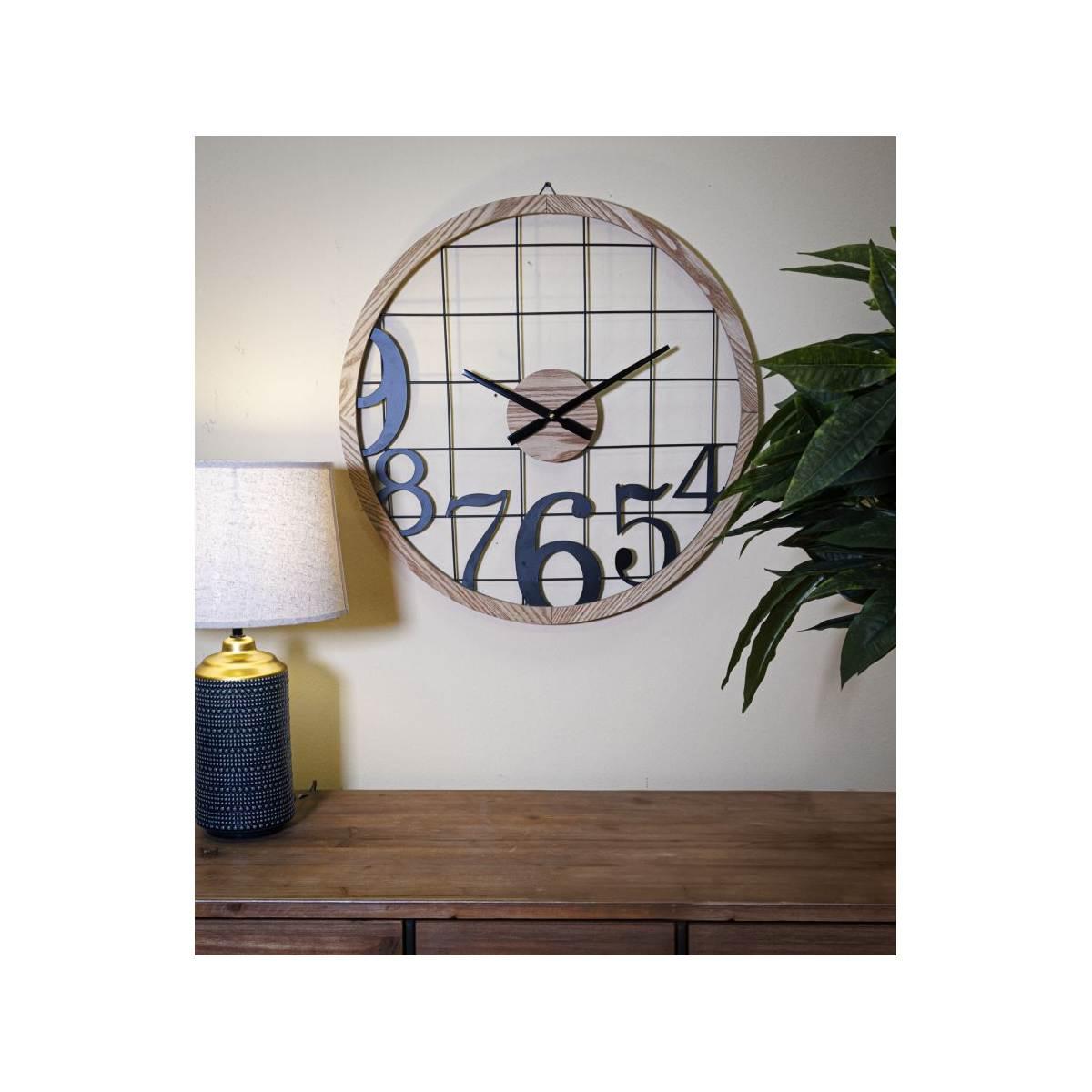 Orologio Muro Numbers cm.Ø60x2,5