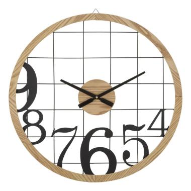 Orologio Muro Numbers cm.Ø60x2,5